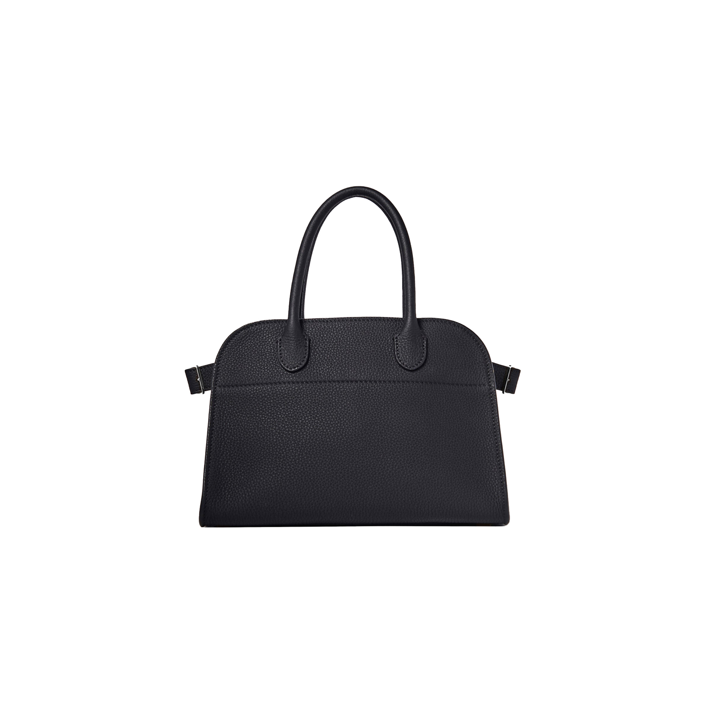 THE ROW SOFT MARGAUX 12 BAG IN LEATHER BLACK W1586L133BLPL (30*23*19cm) THE ROW SOFT MARGAUX 12 BAG IN LEATHER BLACK W1586L133BLPL (30*23*19cm)